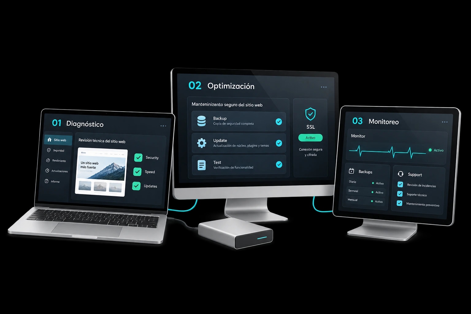 Proceso de mantenimiento web